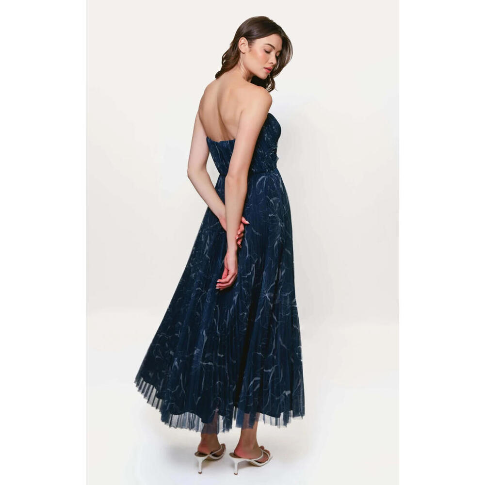 New, Hutch Corene Gown Navy Size 6 #MD878 - Picture 6 of 12